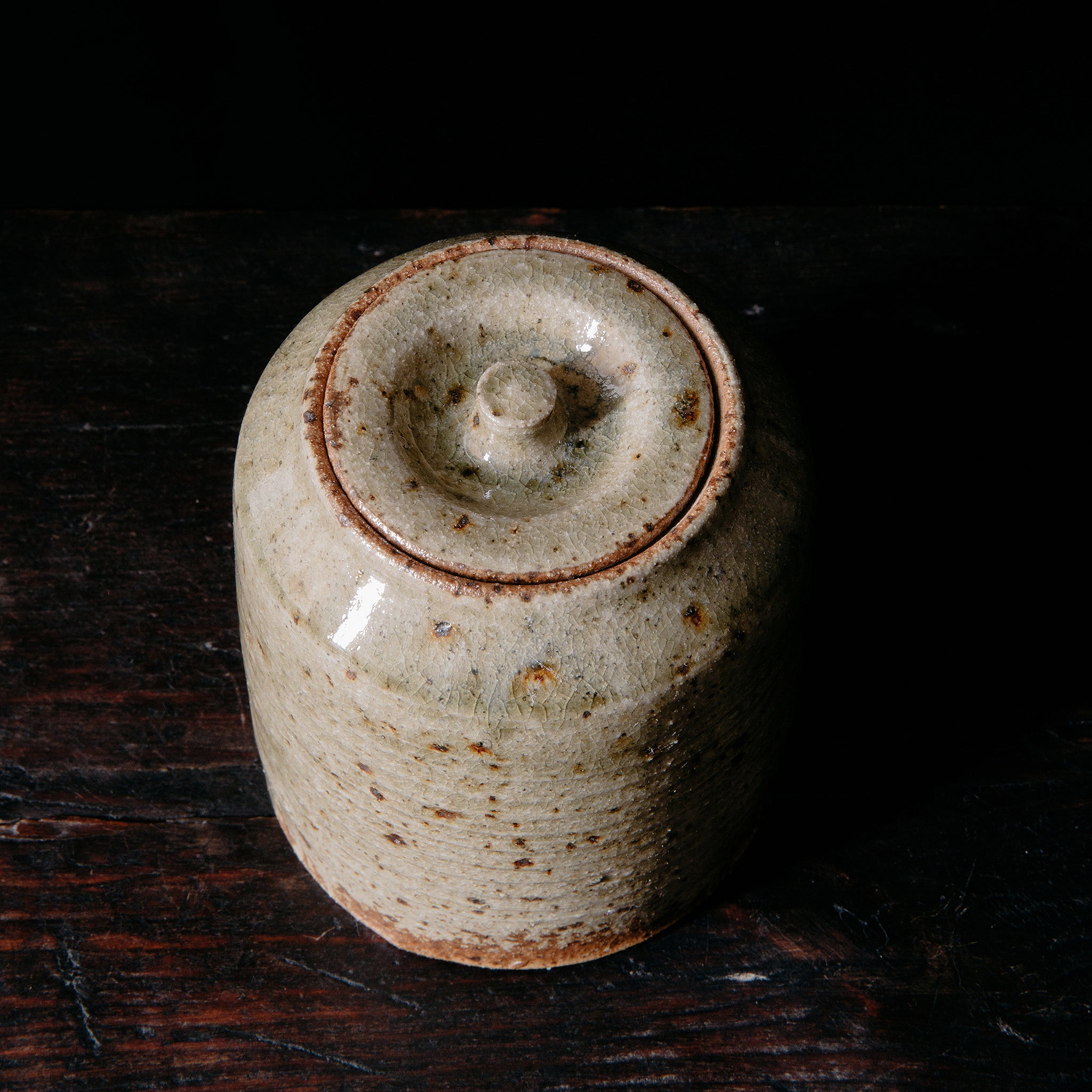 Wheel Thrown Lidded Jar No.98/23