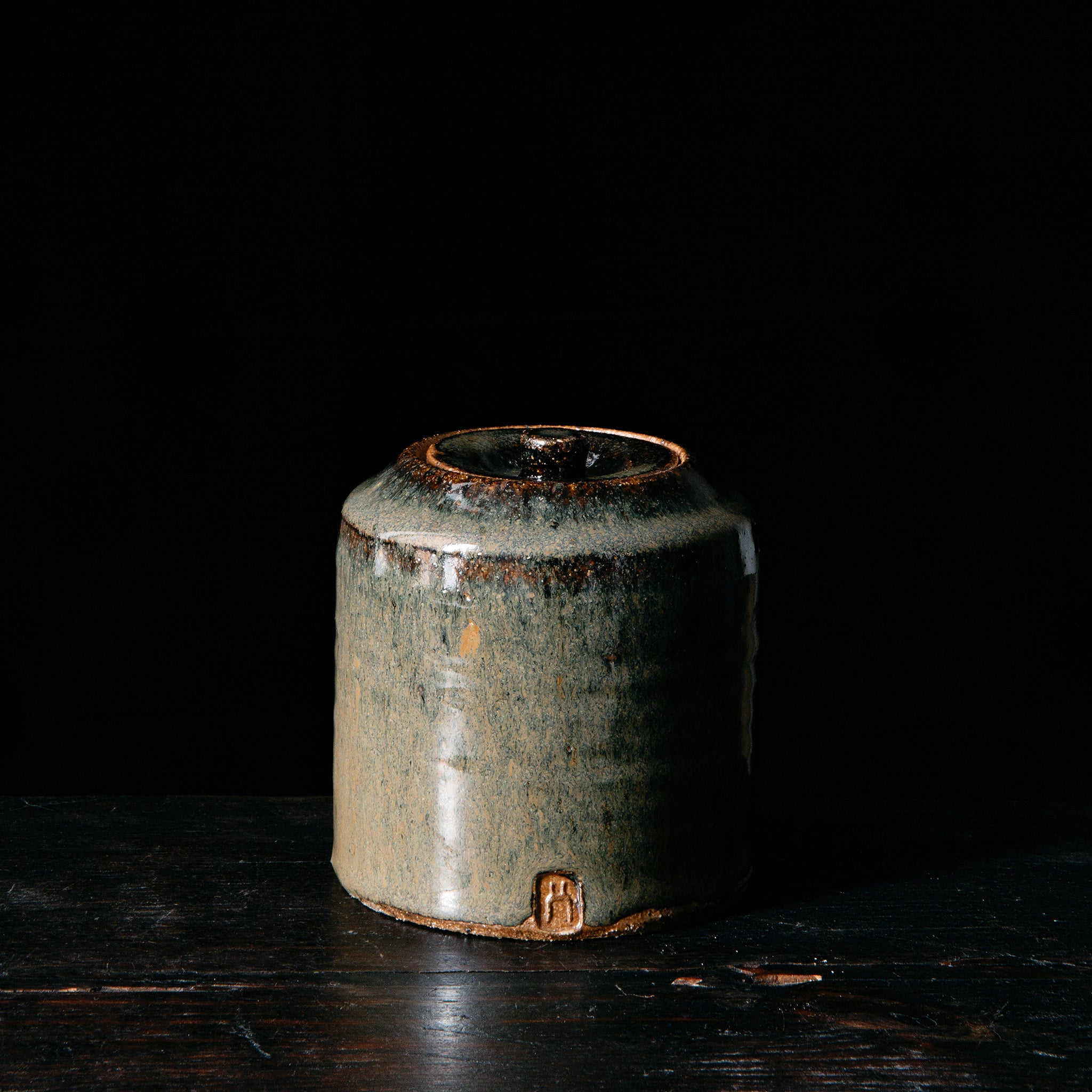 Wheel Thrown Lidded Jar No.96/23