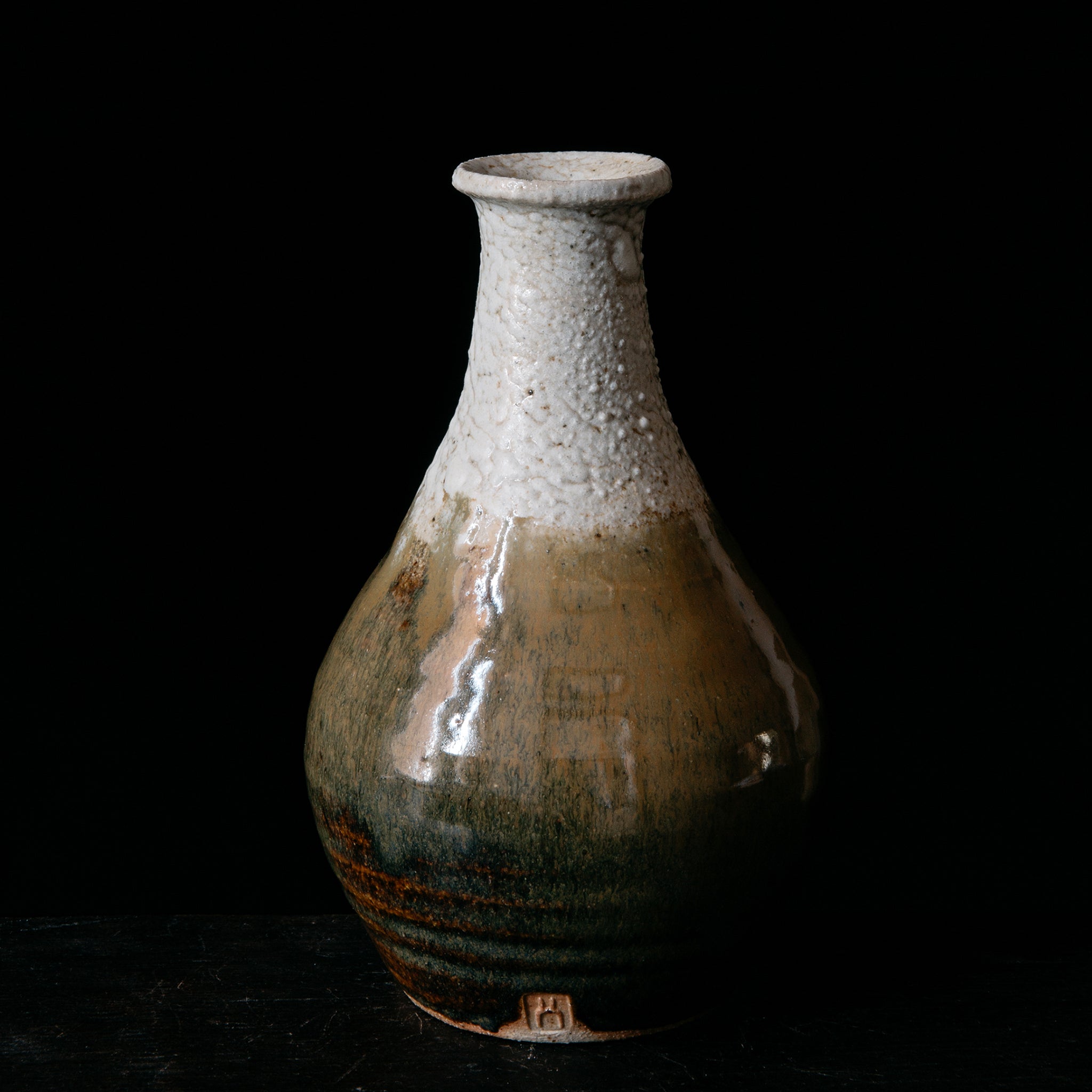 Wheel Thrown Sake Bottle No.116/23