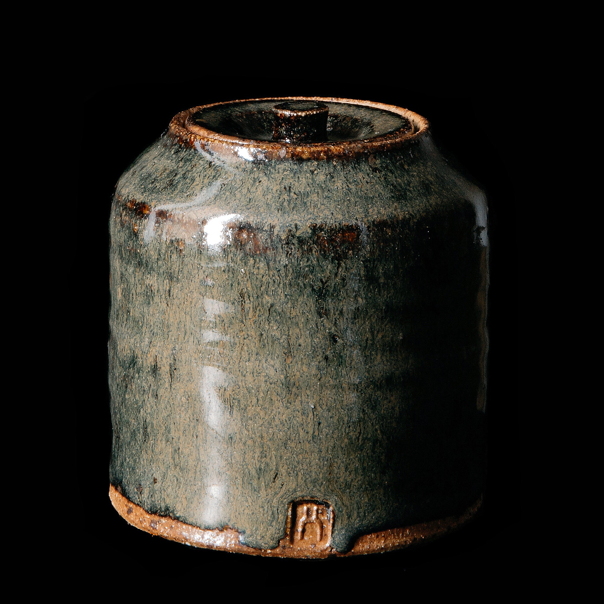 Wheel Thrown Lidded Jar No.95/23