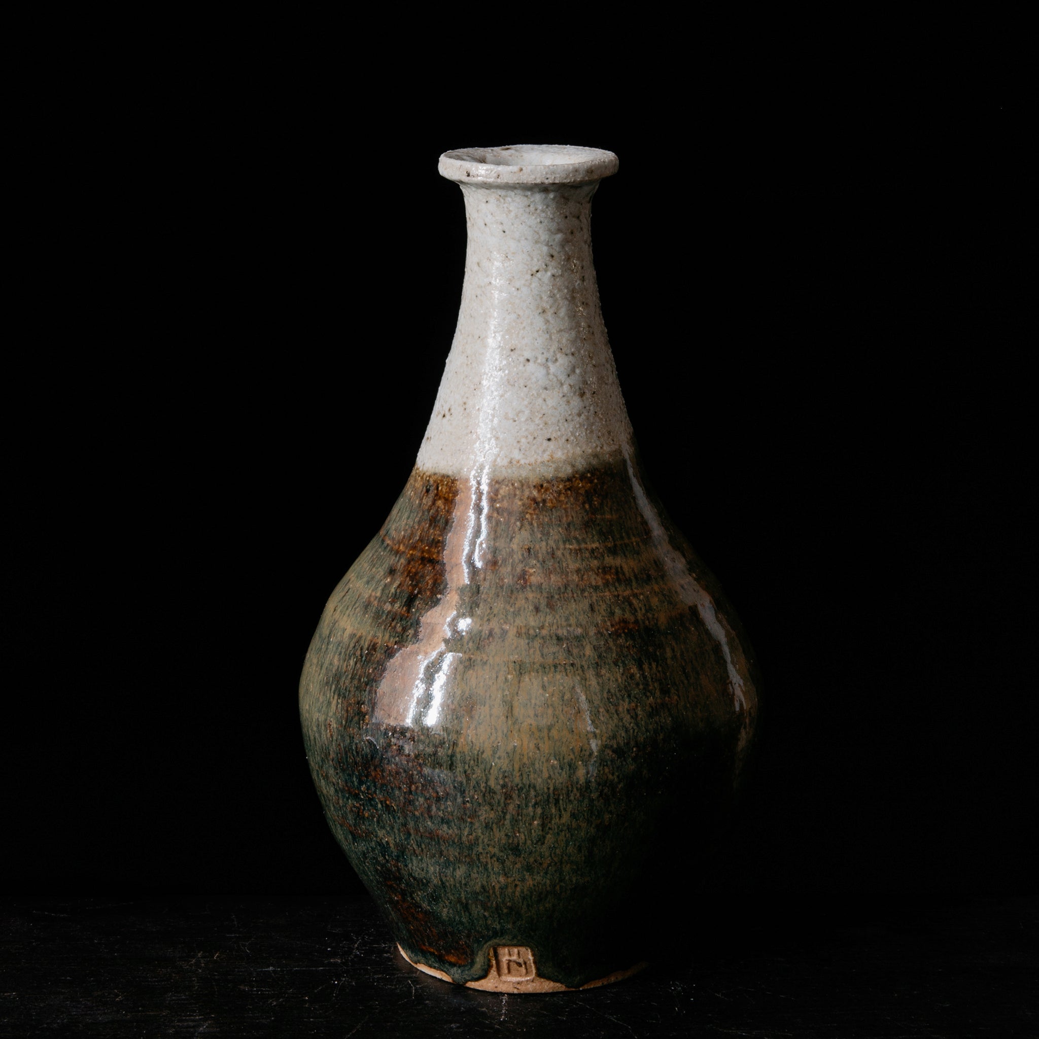 Wheel Thrown Sake Bottle No.119/23