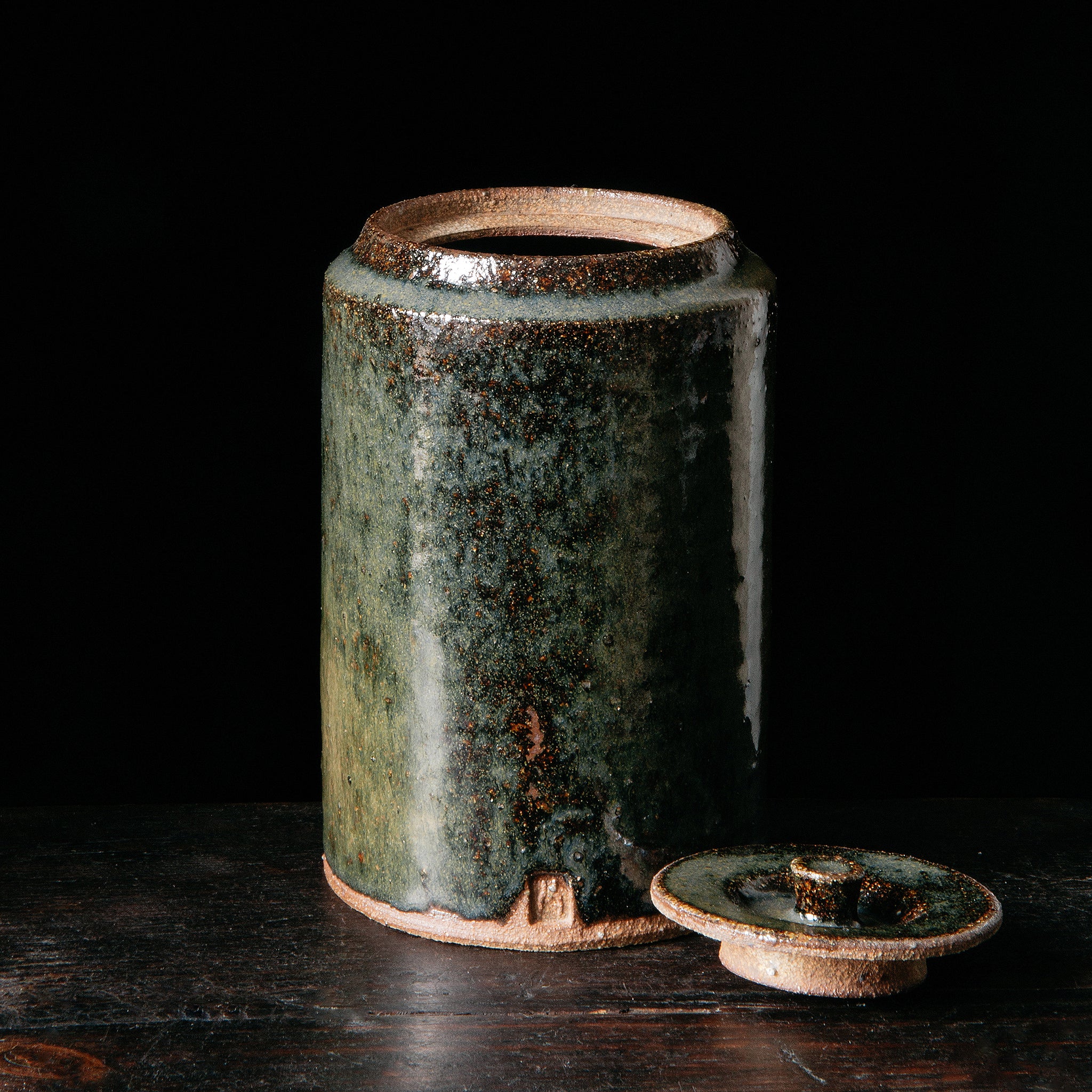 Wheel Thrown Lidded Jar No.136/23