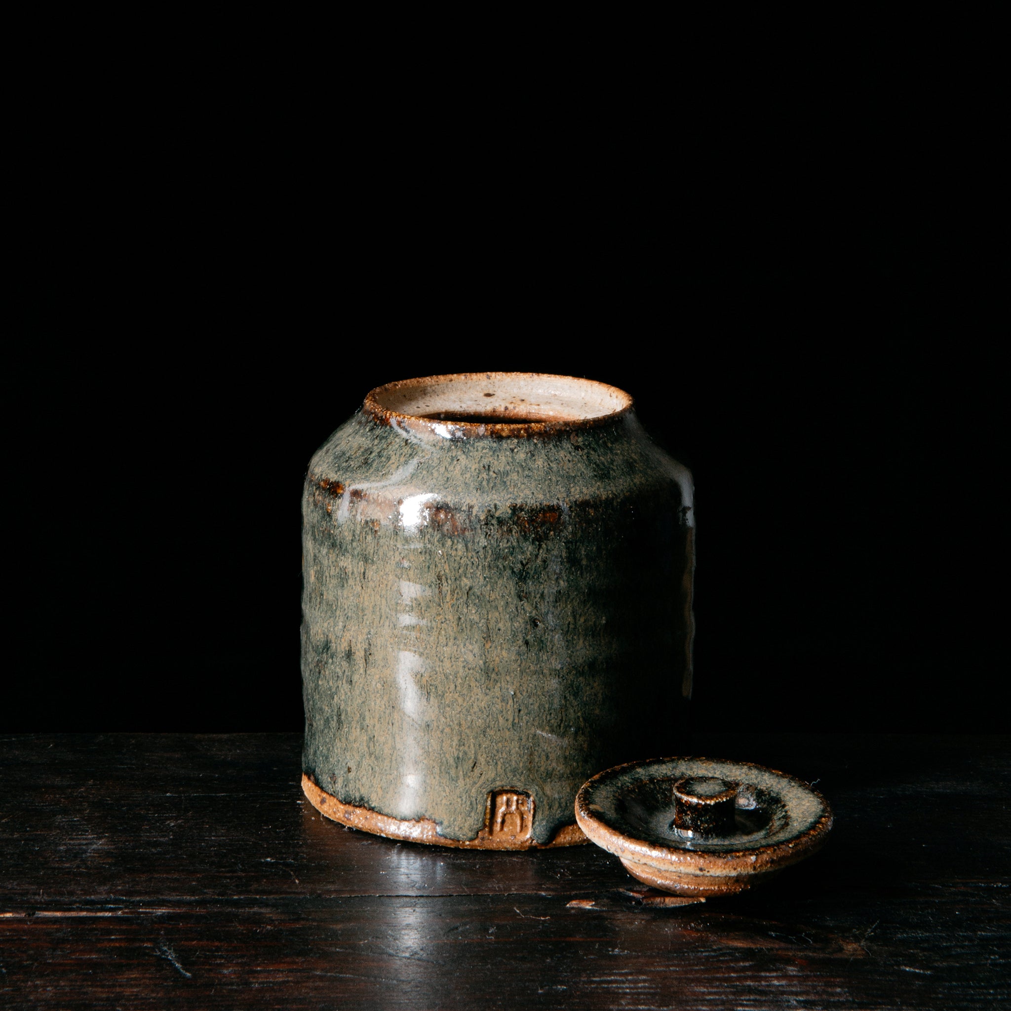 Wheel Thrown Lidded Jar No.95/23