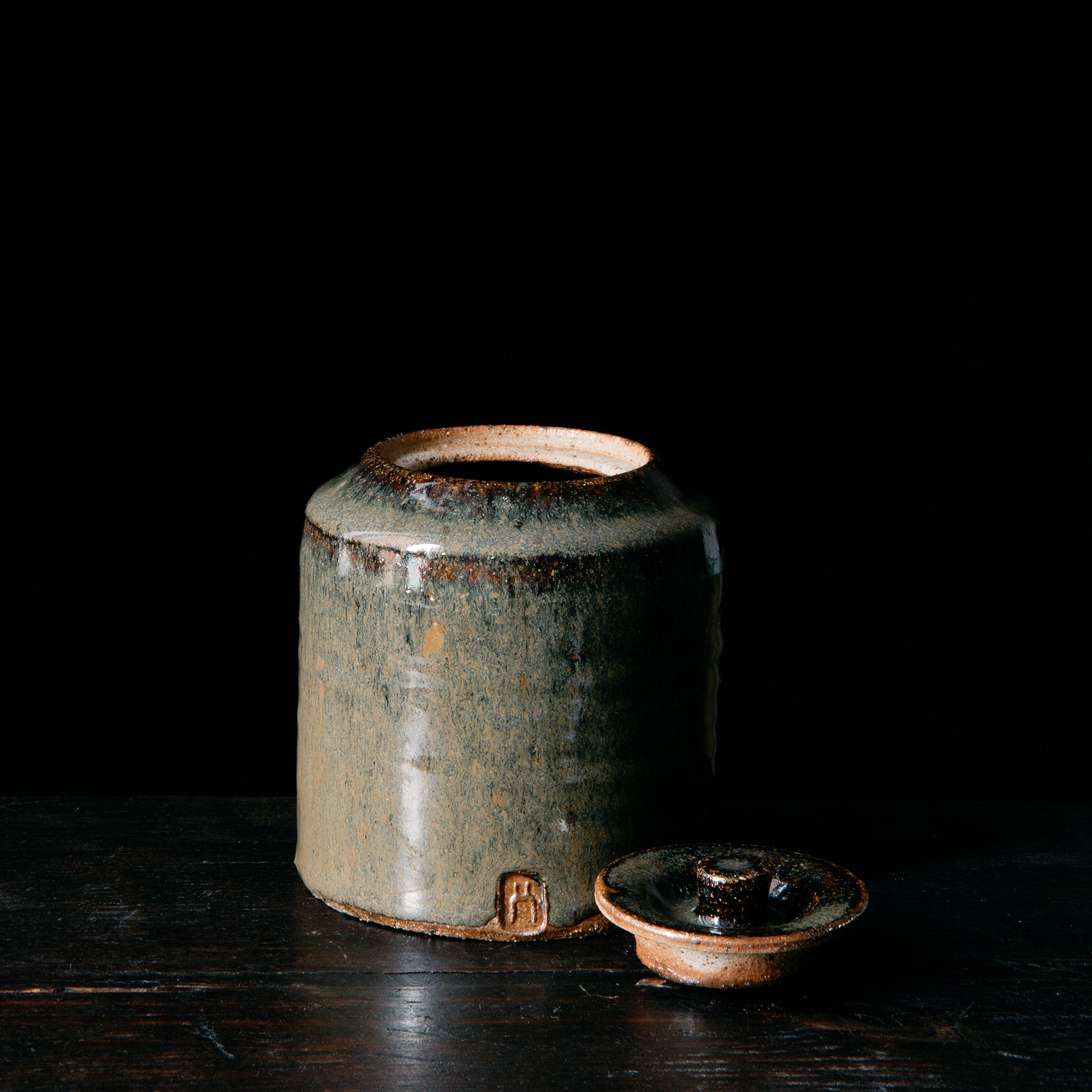 Wheel Thrown Lidded Jar No.96/23