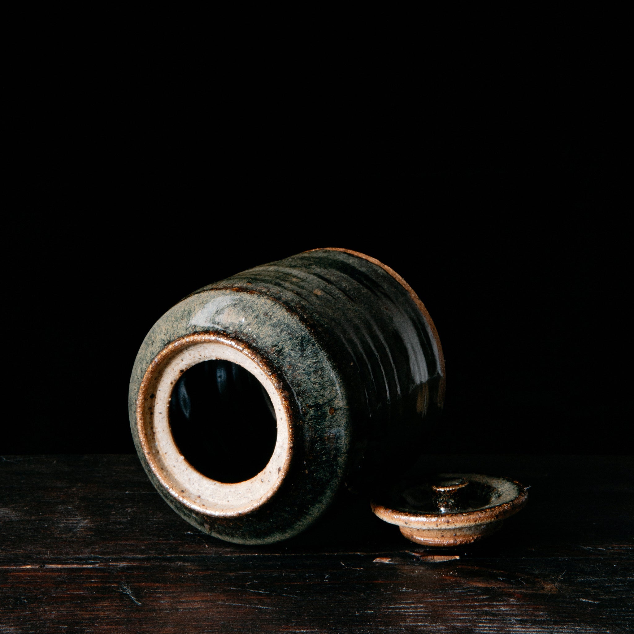 Wheel Thrown Lidded Jar No.95/23