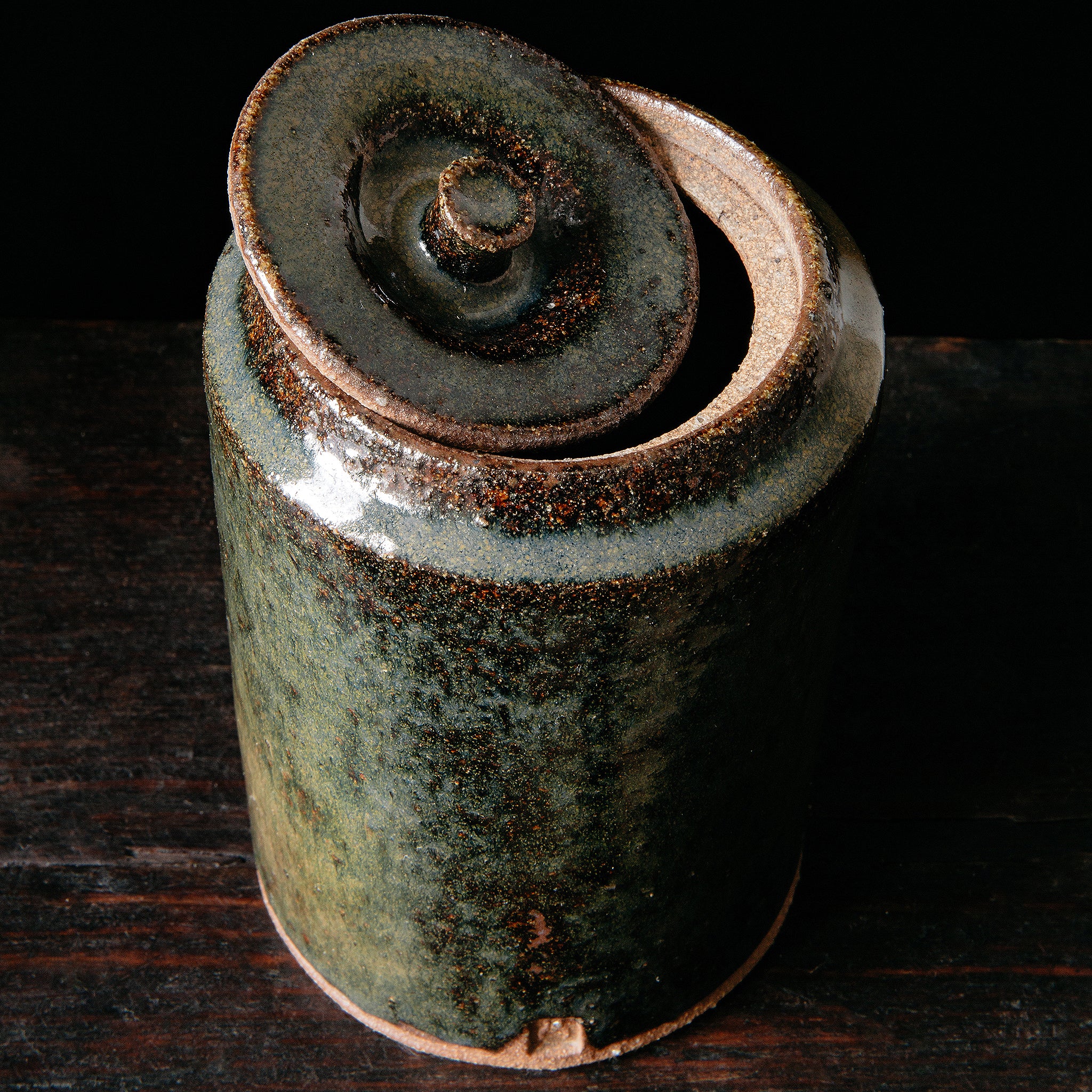 Wheel Thrown Lidded Jar No.136/23