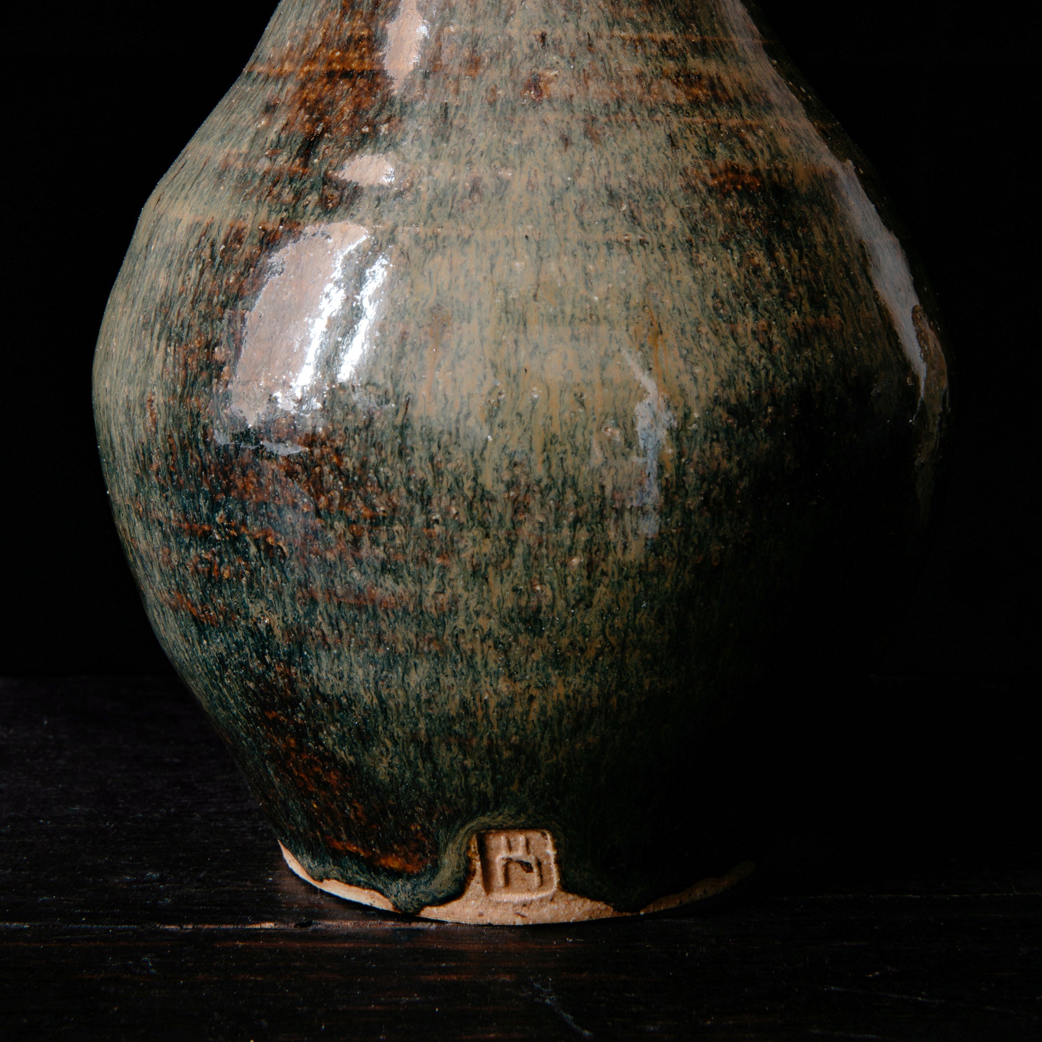 Wheel Thrown Sake Bottle No.119/23