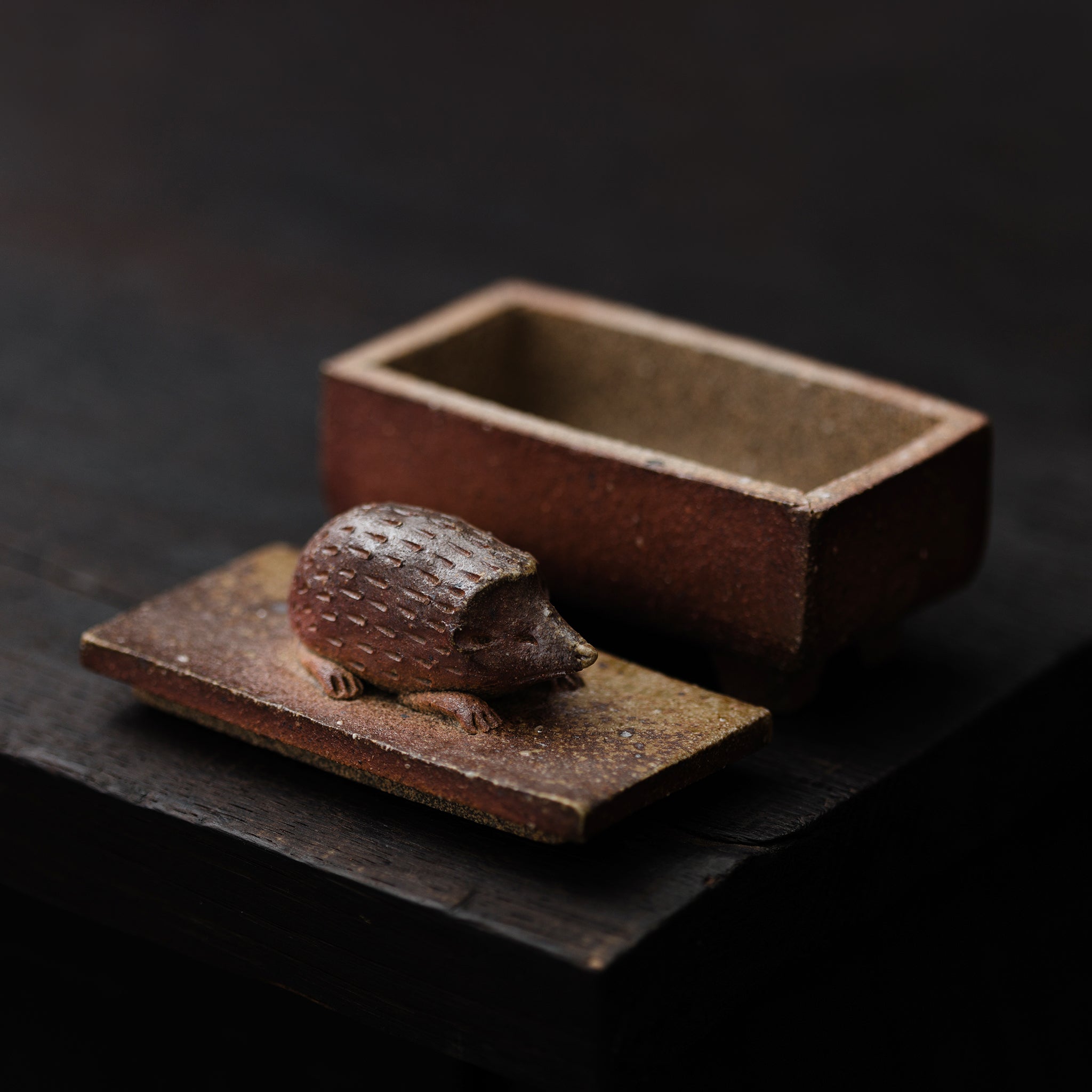 Box with A Hedgehog No.153/25 - huba.studio