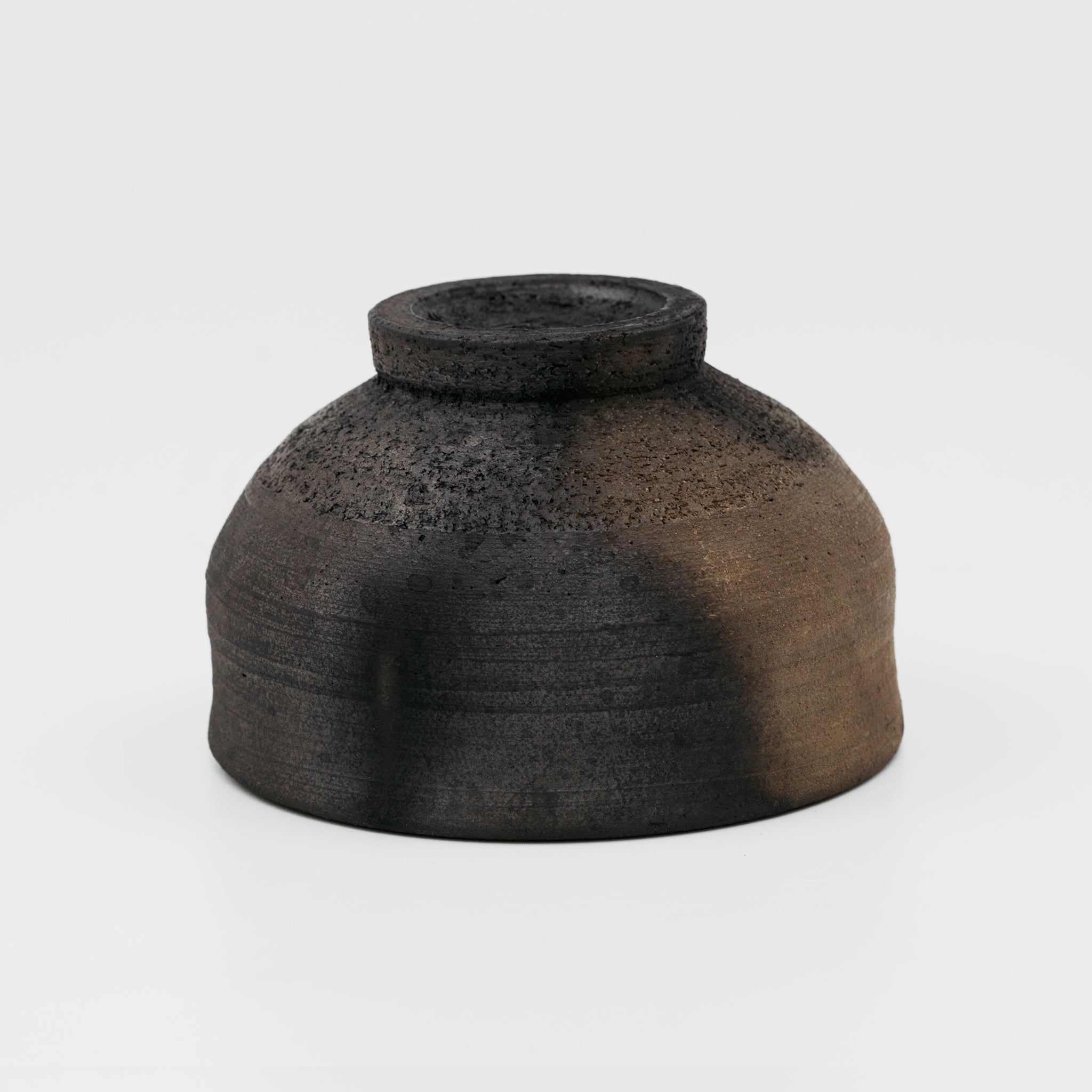 Wheel Thrown Black Cup No.171/24 - huba.studio