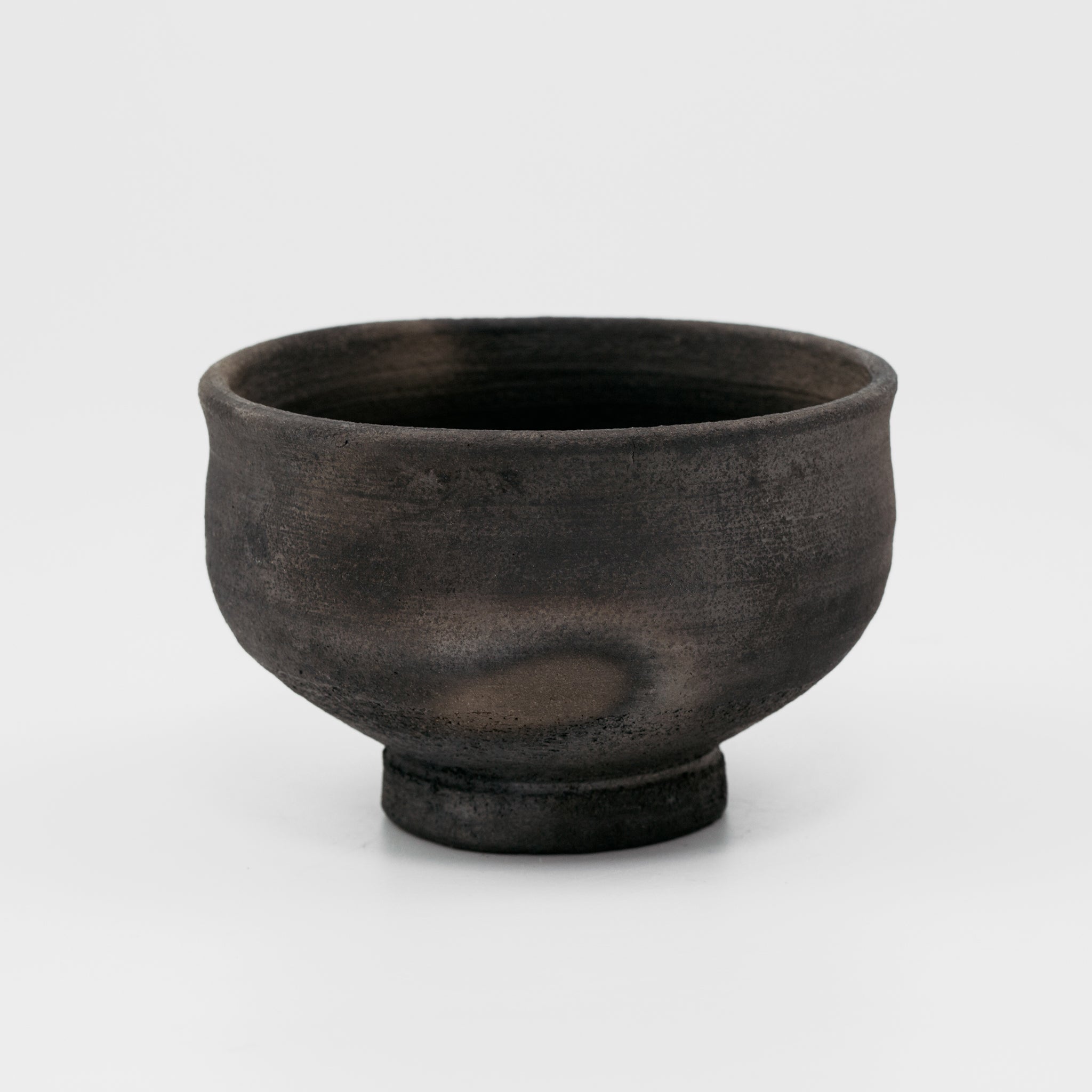 Wheel Thrown Black Cup No.172/24 - huba.studio