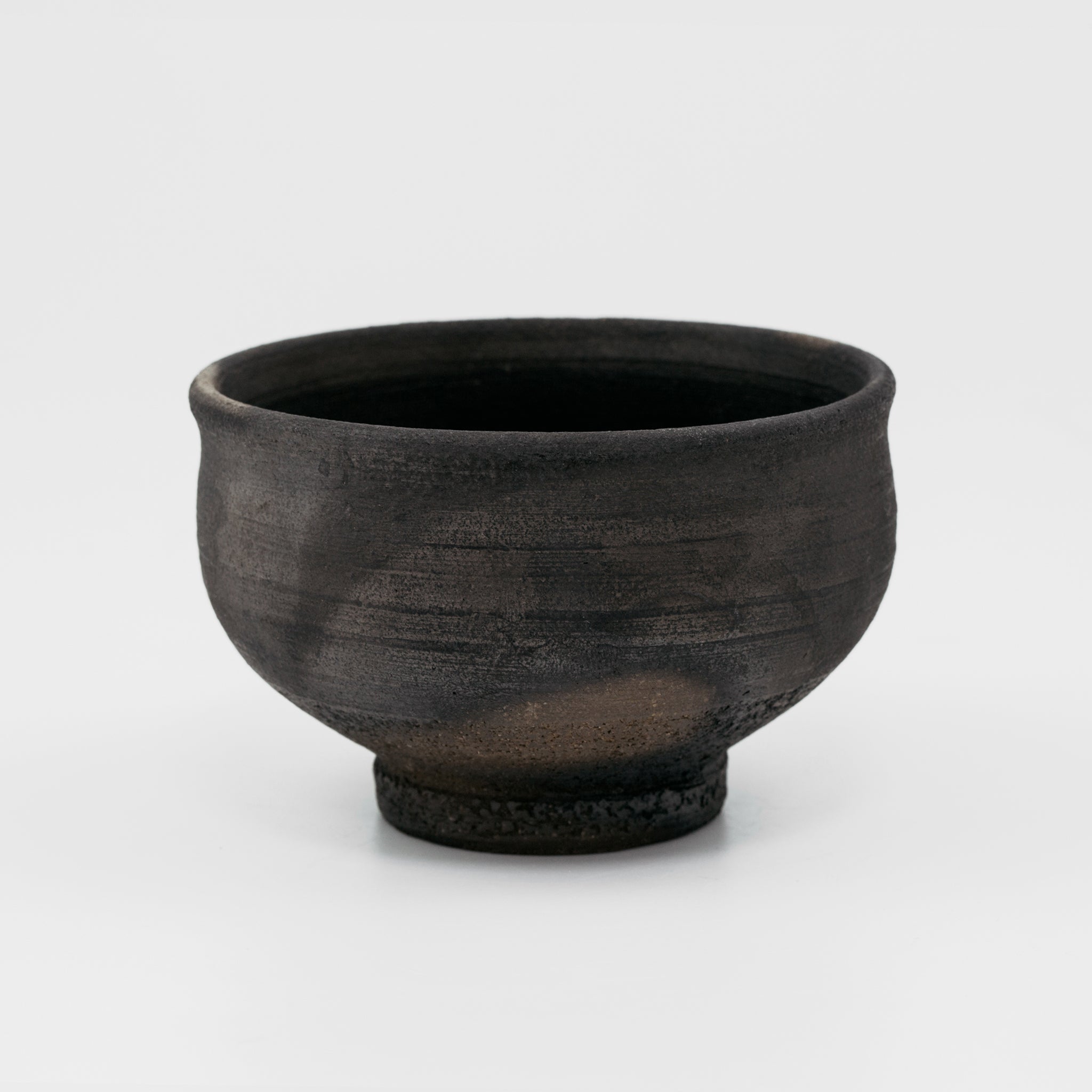 Wheel Thrown Black Cup No.173/24 - huba.studio
