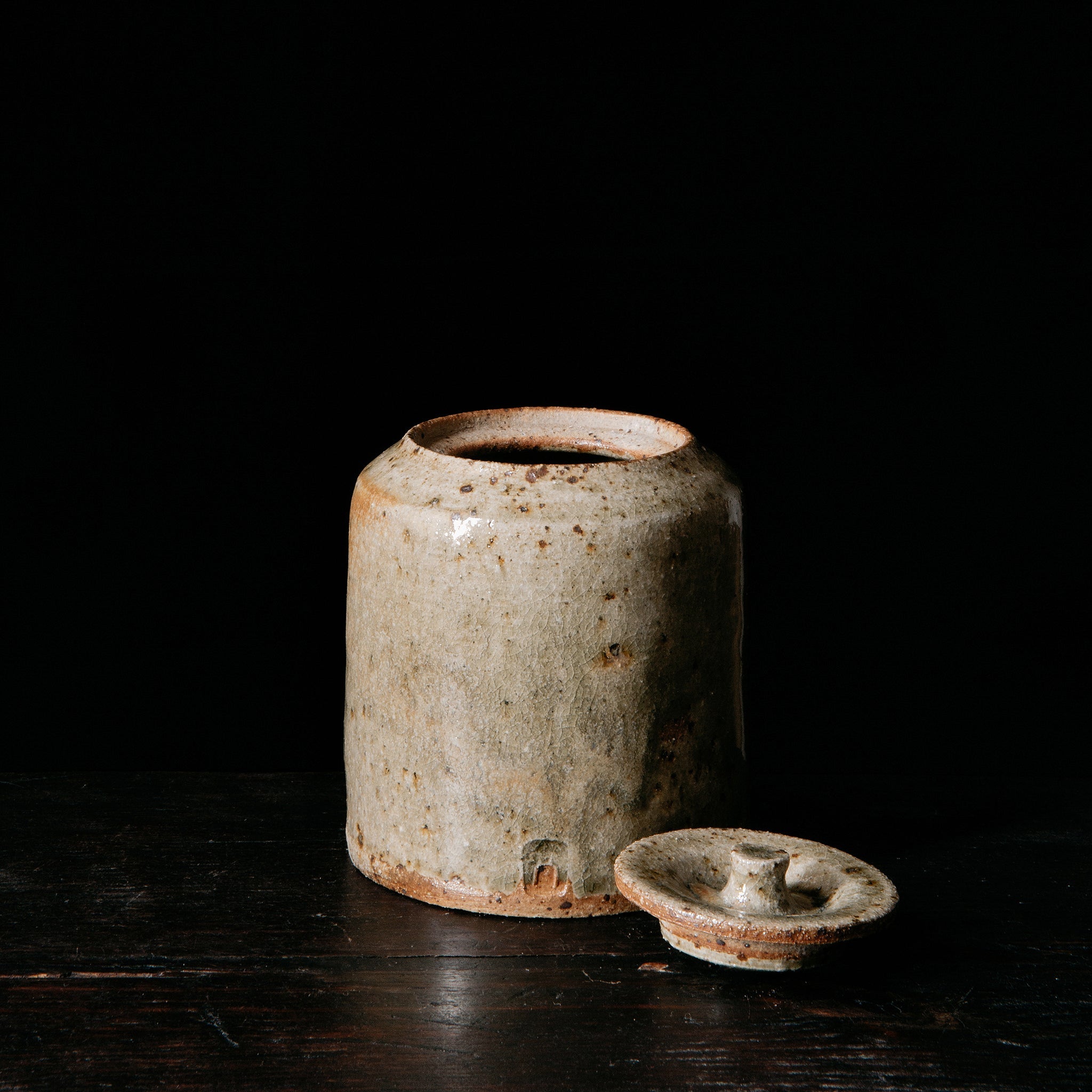 Wheel Thrown Lidded Jar No.97/23 - huba.studio