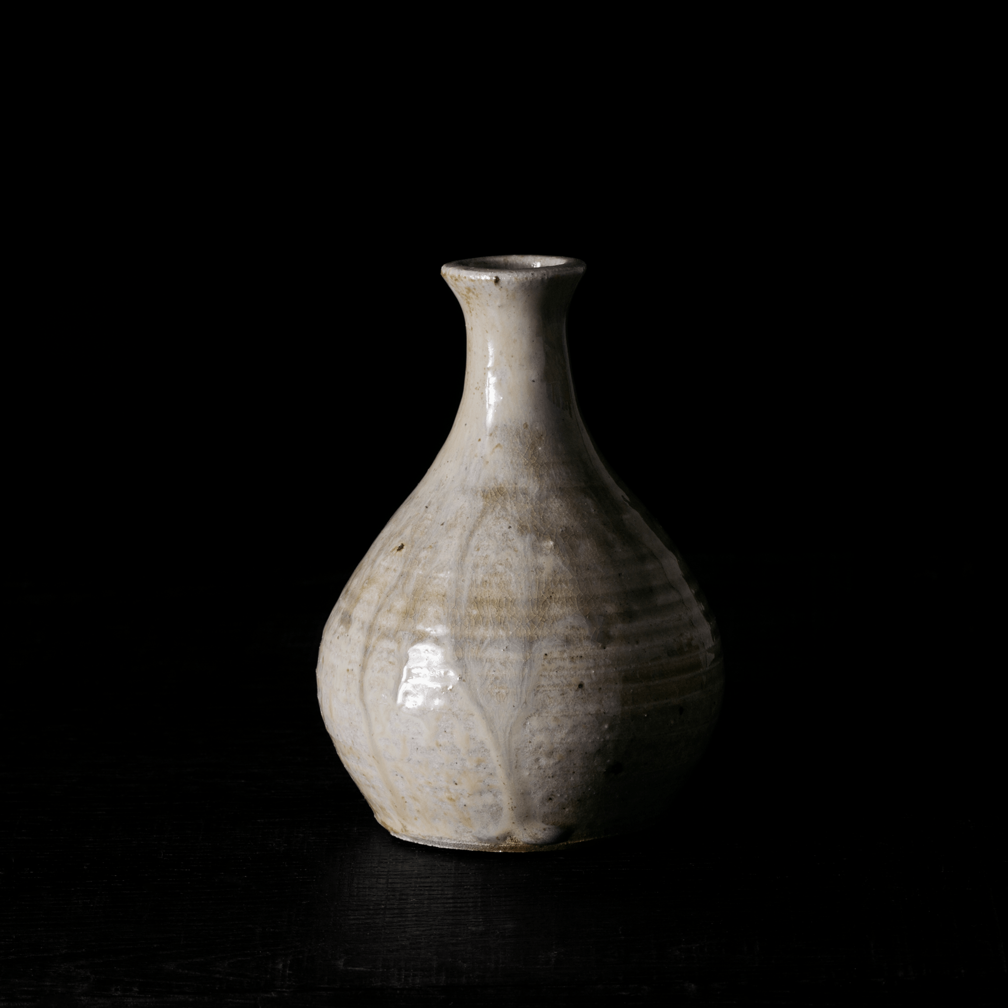 Wheel Thrown Tokkuri Bottle No.123/24 - huba.studio