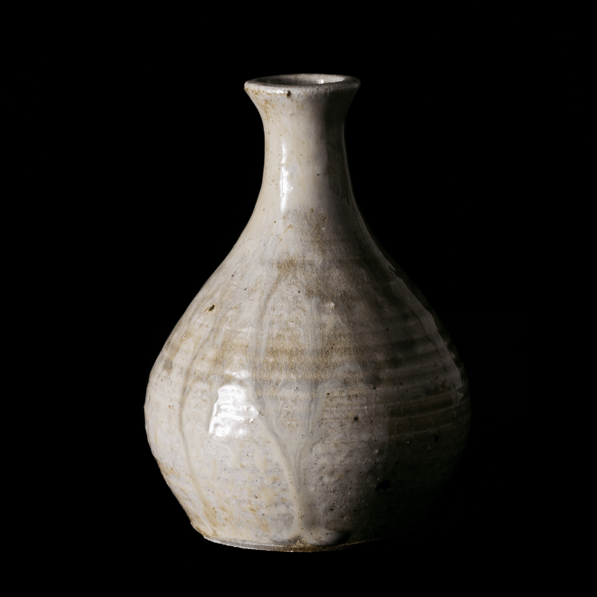 Wheel Thrown Tokkuri Bottle No.123/24 - huba.studio