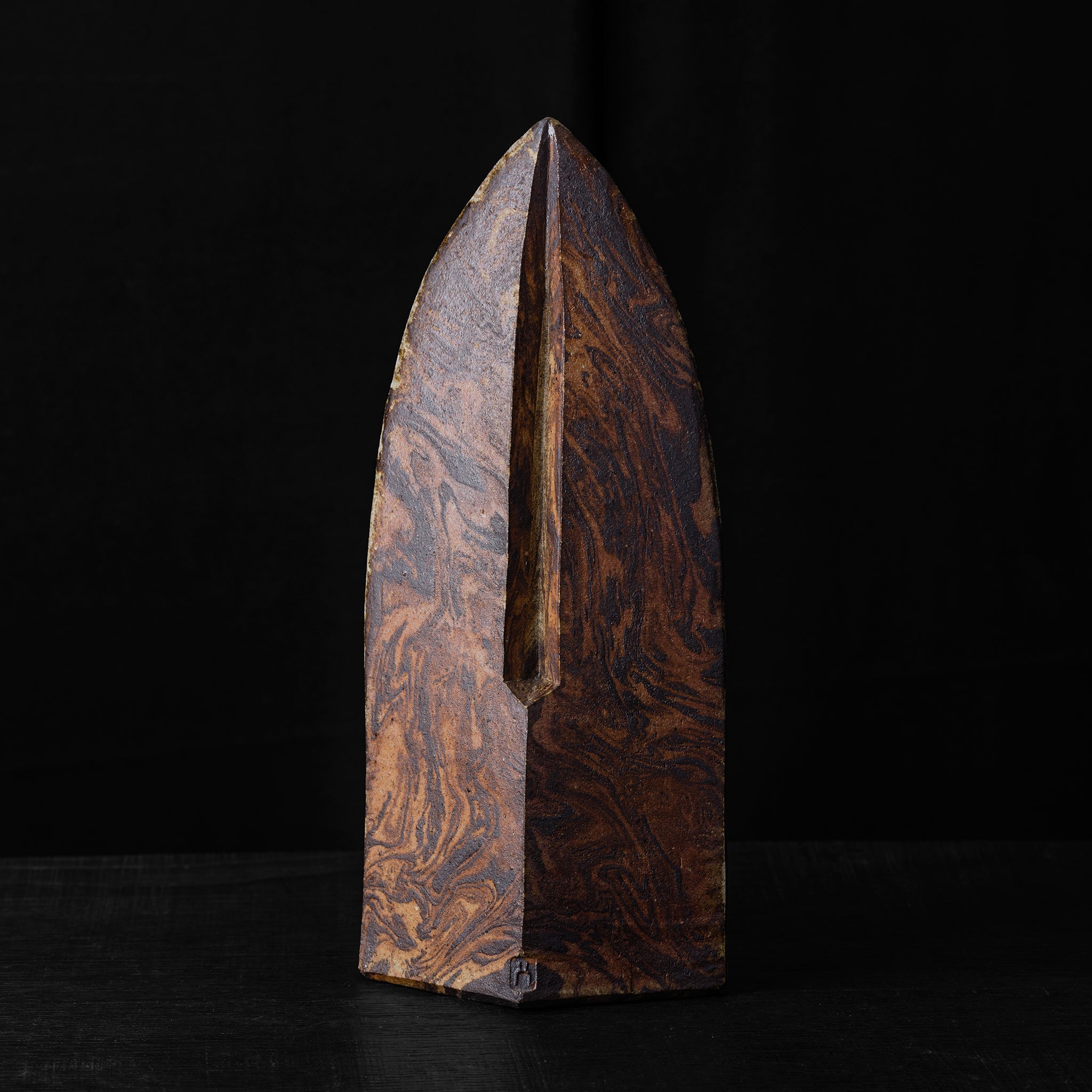 Wood - fired Sculpture No.162/25 - huba.studio