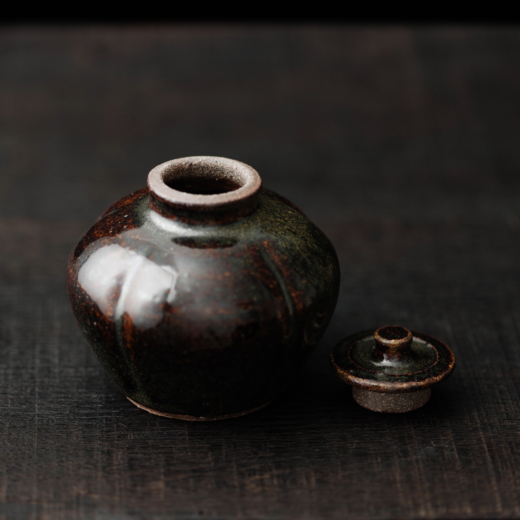 Wood - fired Tea Caddy No.144/25 - huba.studio