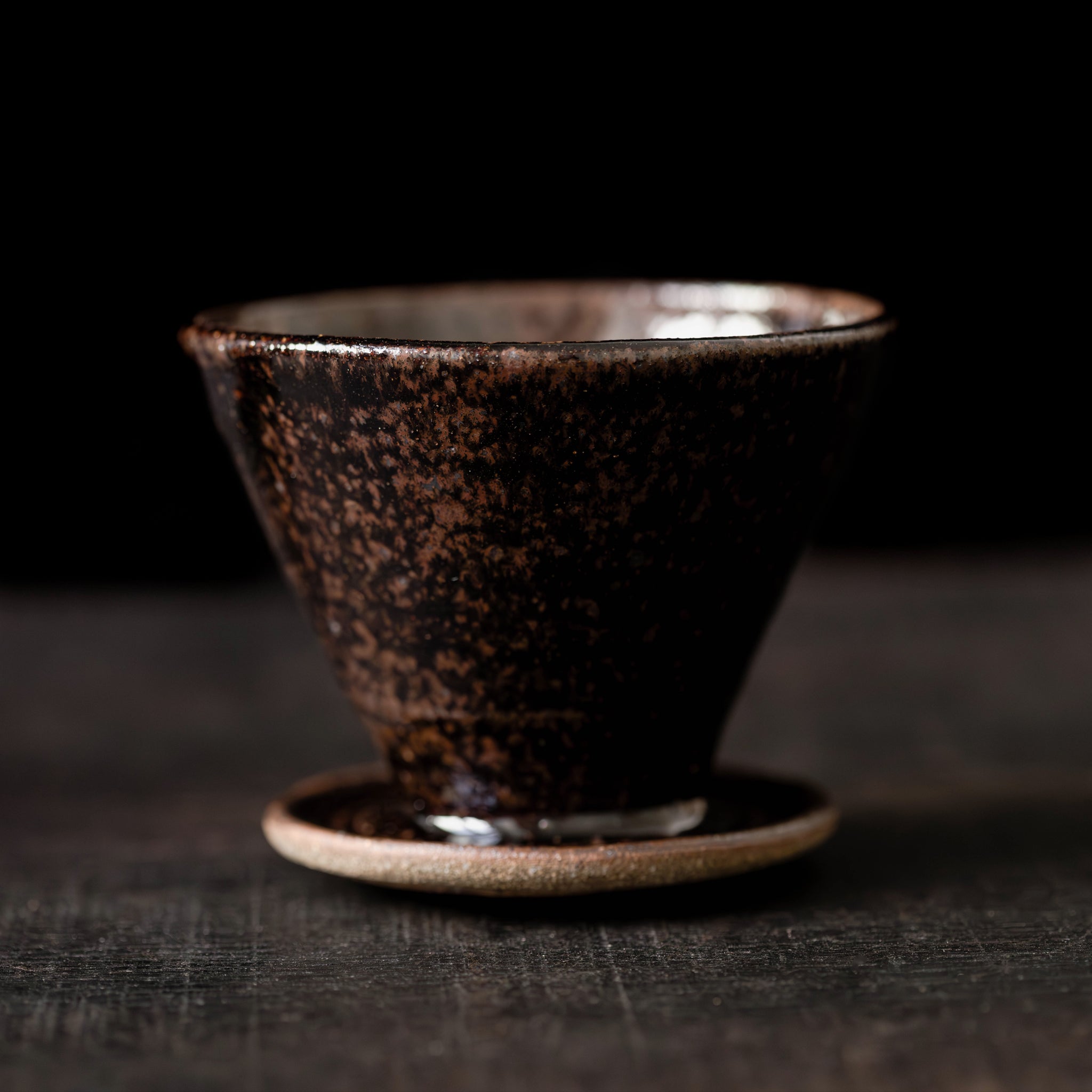 Wood - Fired Wabi - Sabi Coffee Dripper No.33/25 - huba.studio
