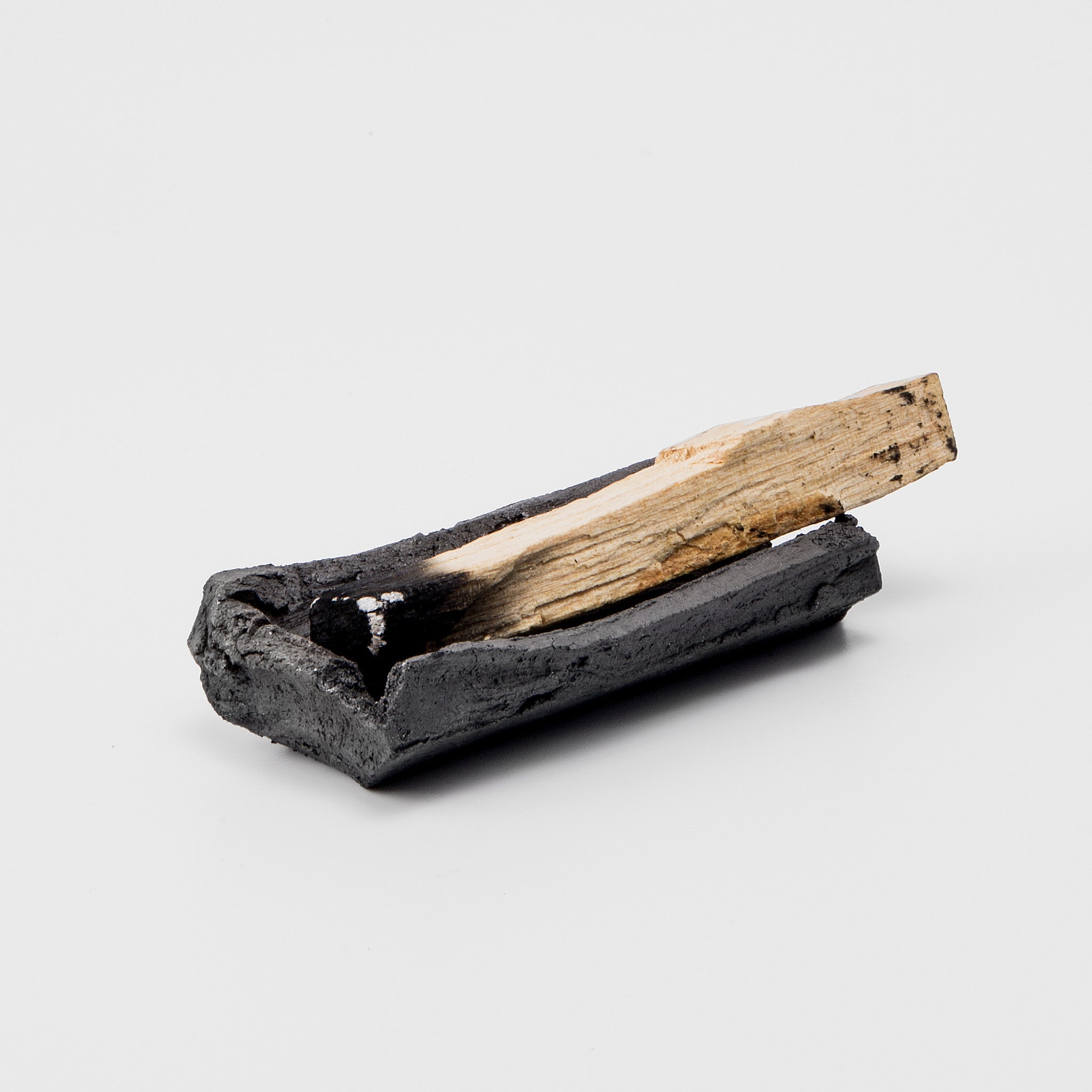 Black Palo Santo Holder - huba.studio