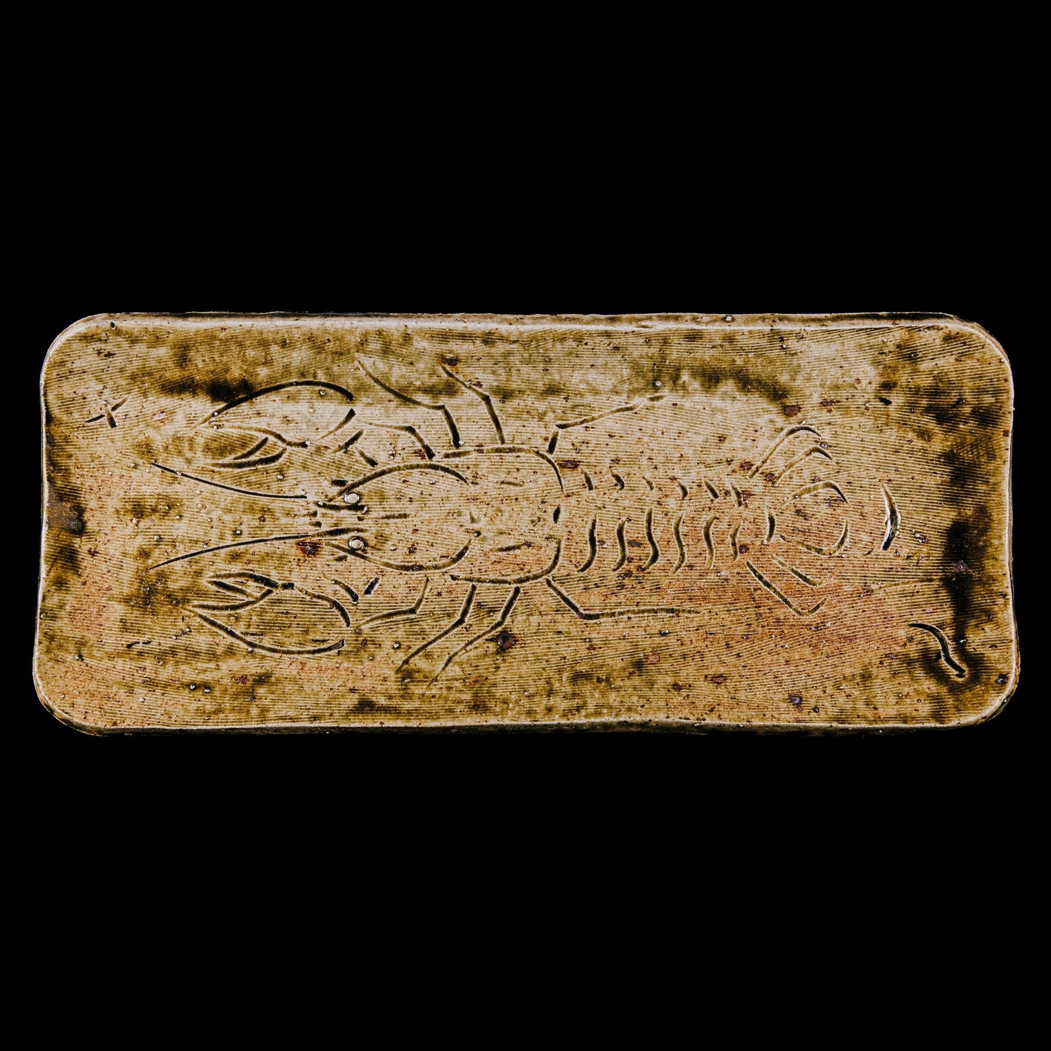 Dish With A Crayfish Motif No.51/22 - huba.studio