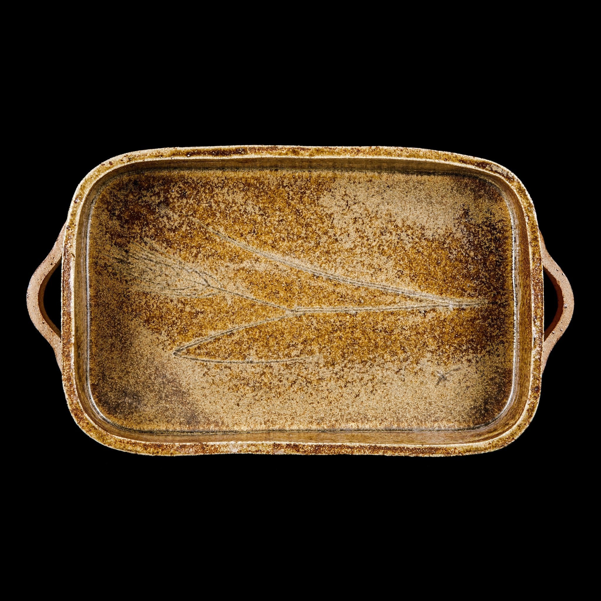 Dish With a Wheat Motif No.162/22 - huba.studio