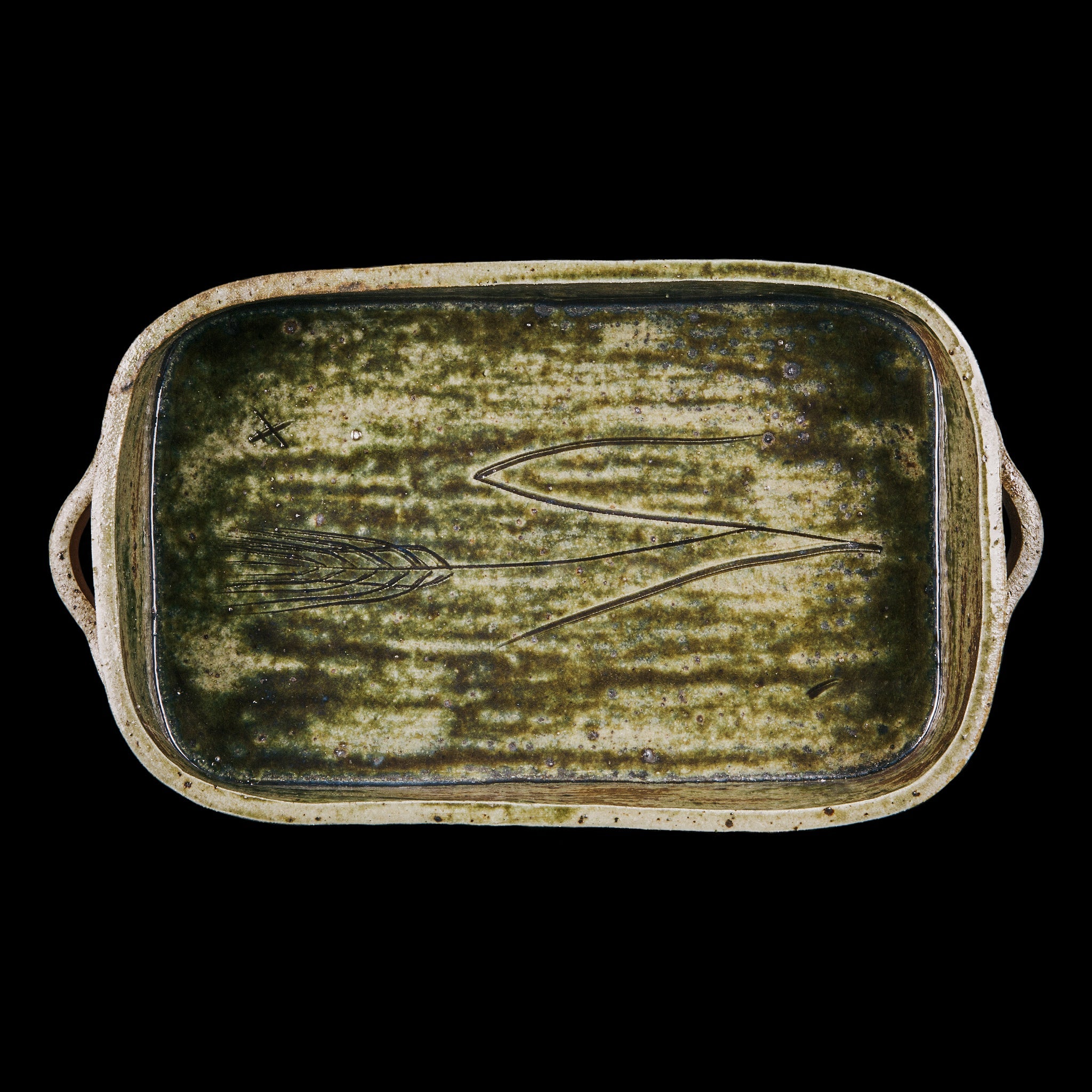 Dish With a Wheat Motif No.163/22 - huba.studio