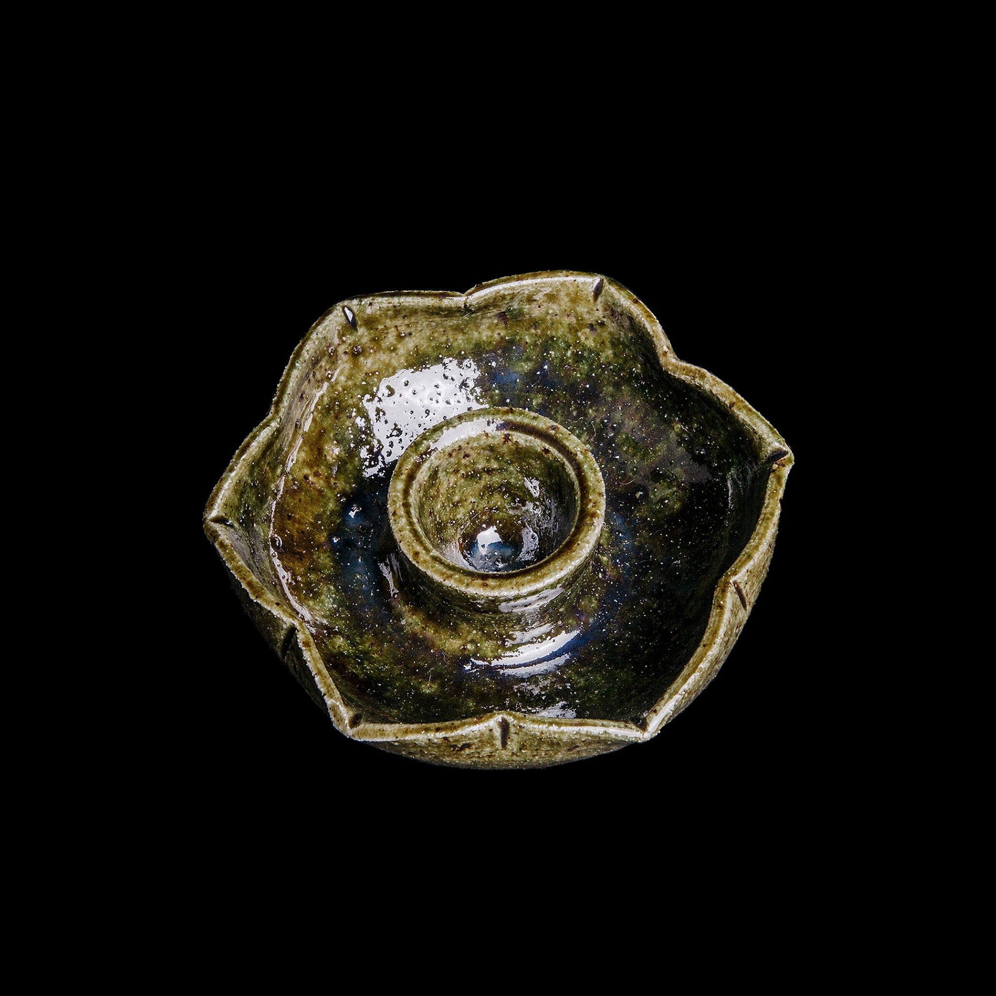 Wheel Thrown Candlestick No.47/22 - huba.studio