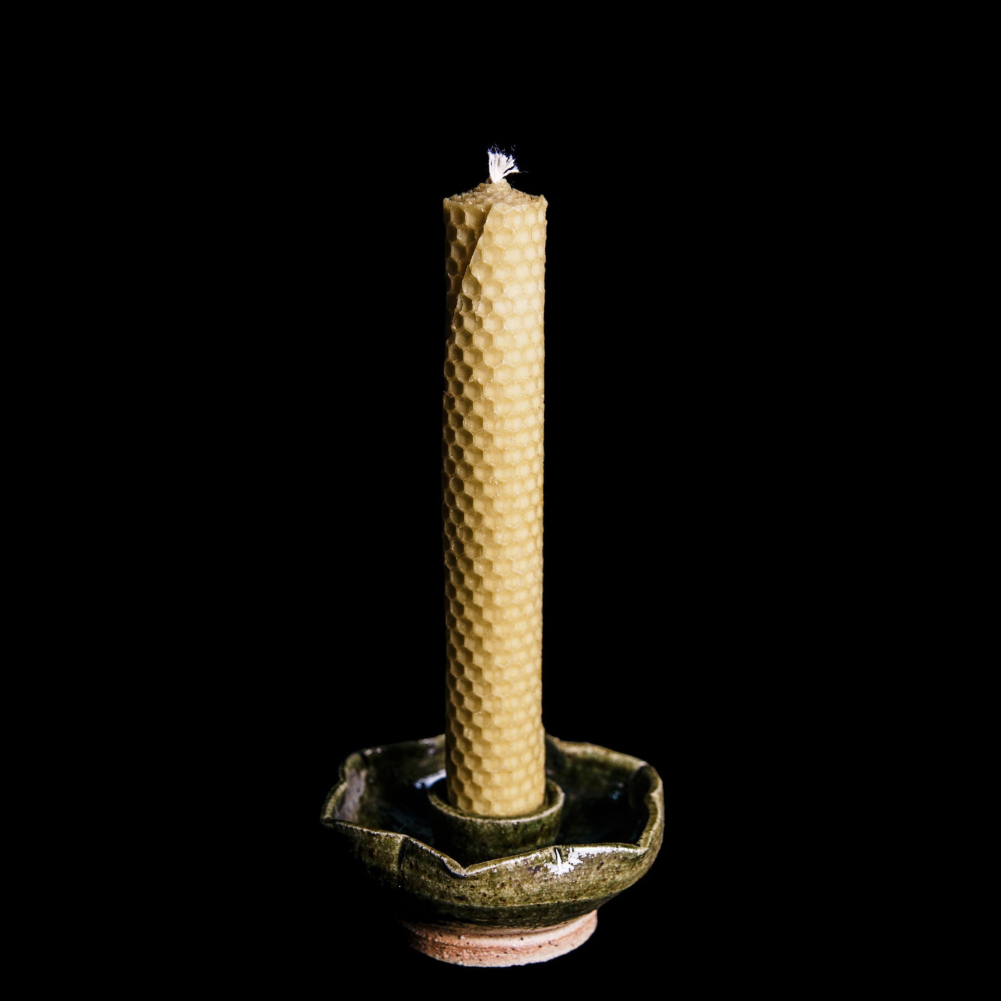 Wheel Thrown Candlestick No.47/22 - huba.studio