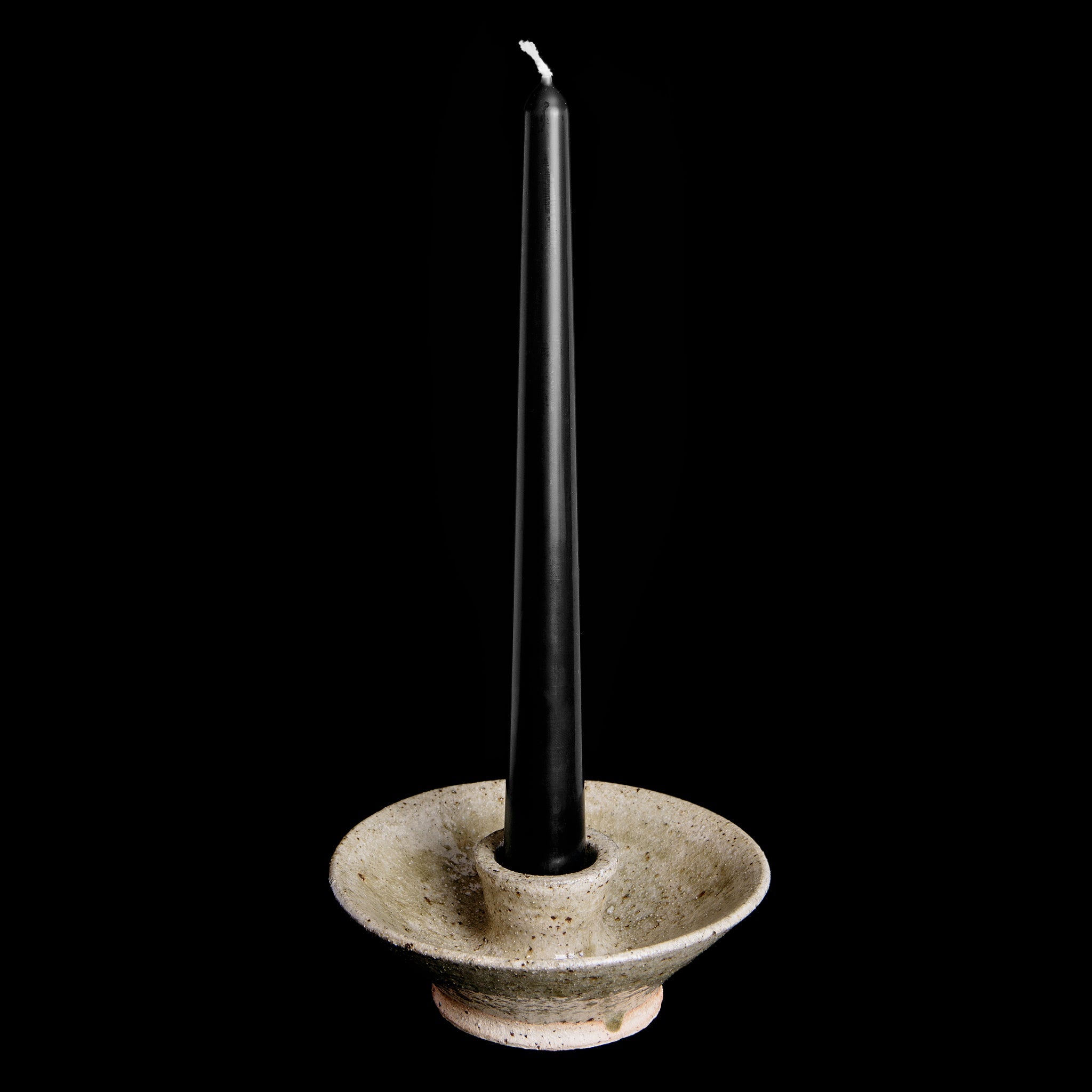 Wheel Thrown Candlestick No.48/22 - huba.studio